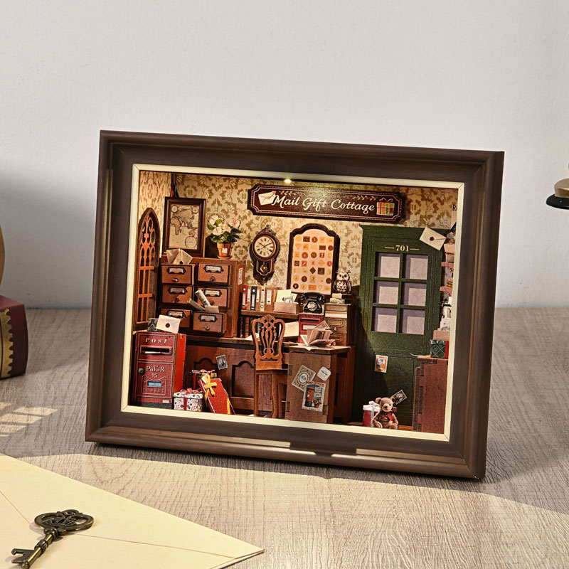DIY 3D Holz-Büchernische-Set,  – Engraved Wood Frame Bewertung und Preis