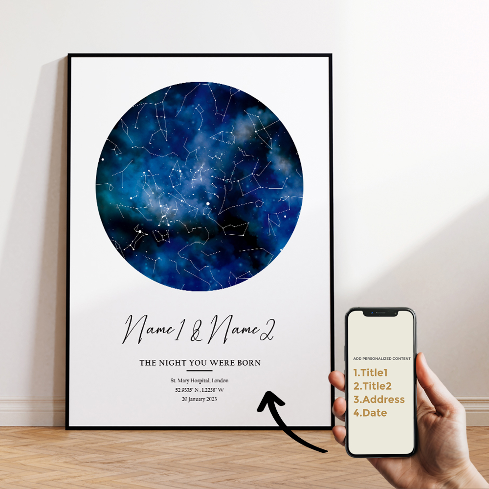 Moderne benutzerdefinierte per – Custom Night Sky Bewertung und Preis