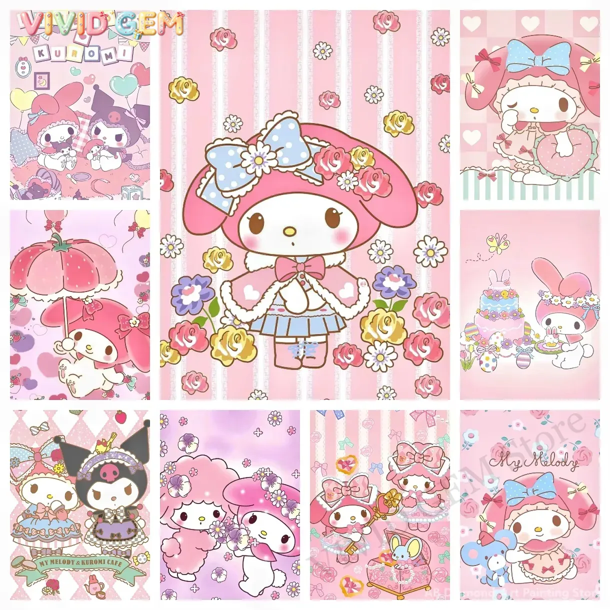 Diamond Painting My Melody San – Photo Mosaic Print Bewertung und Preis